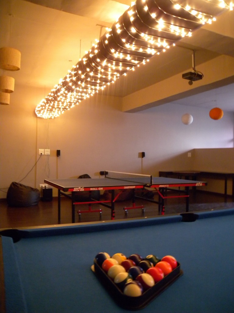 Pool Table and Entertainment Area at Cueblocks