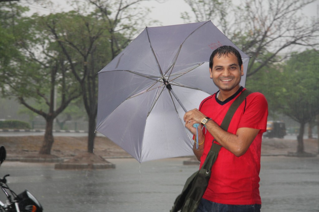 Vikal with Umbrella at Cueblocks