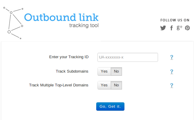 Automatic Outbound Link Tracking Tool