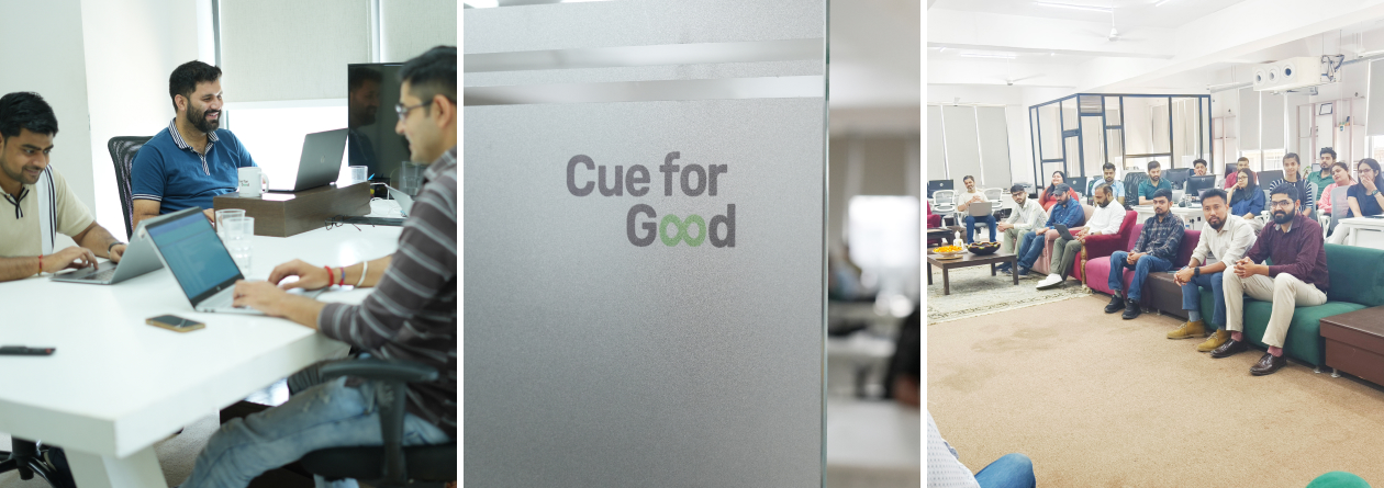 CueForGood office activity